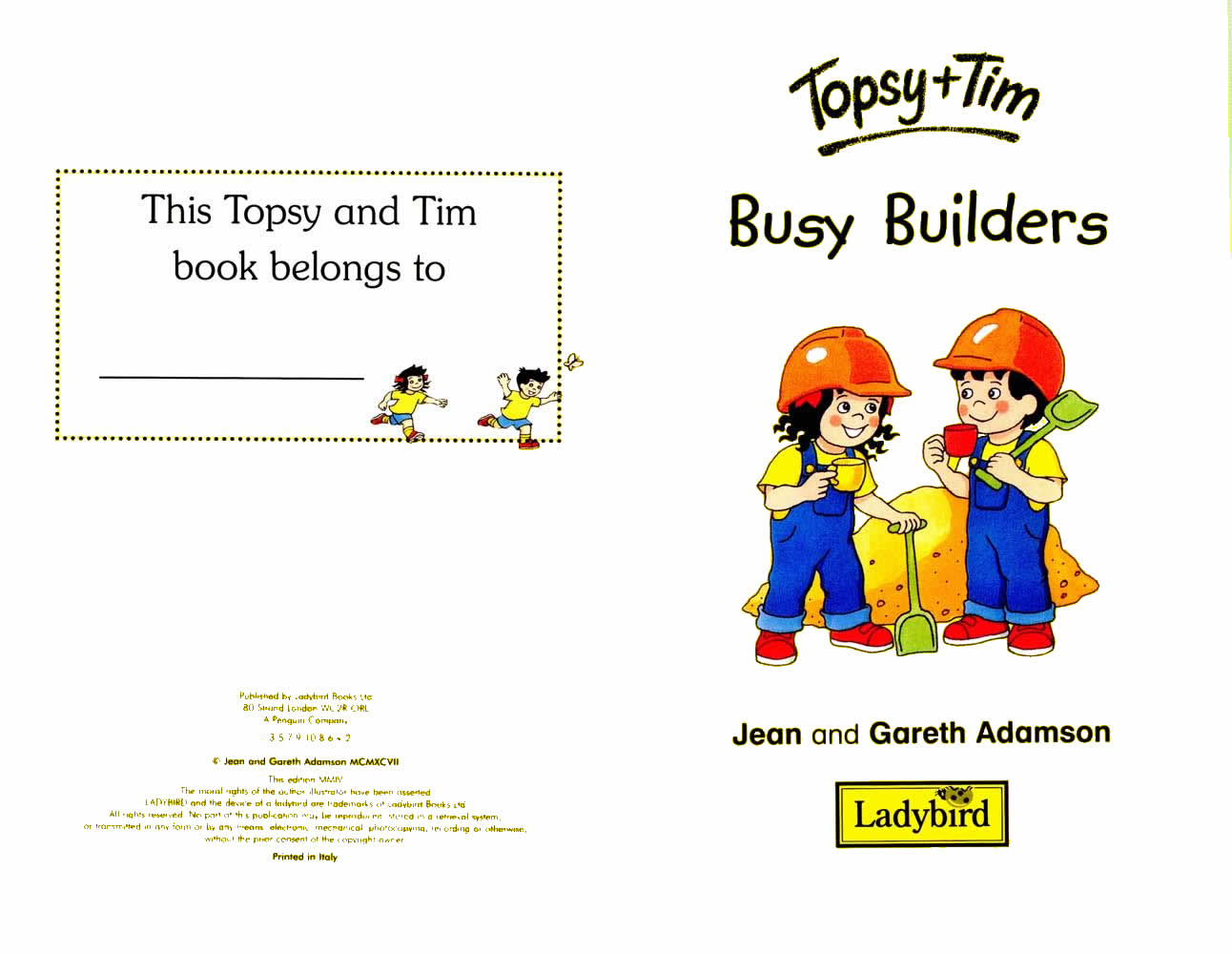 Ladybird - Topsy Tim Books - Busy Builders (01),绘本,绘本故事,绘本阅读,故事书,童书,图画书,课外阅读